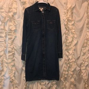 Denim Shirt Dress Size 6